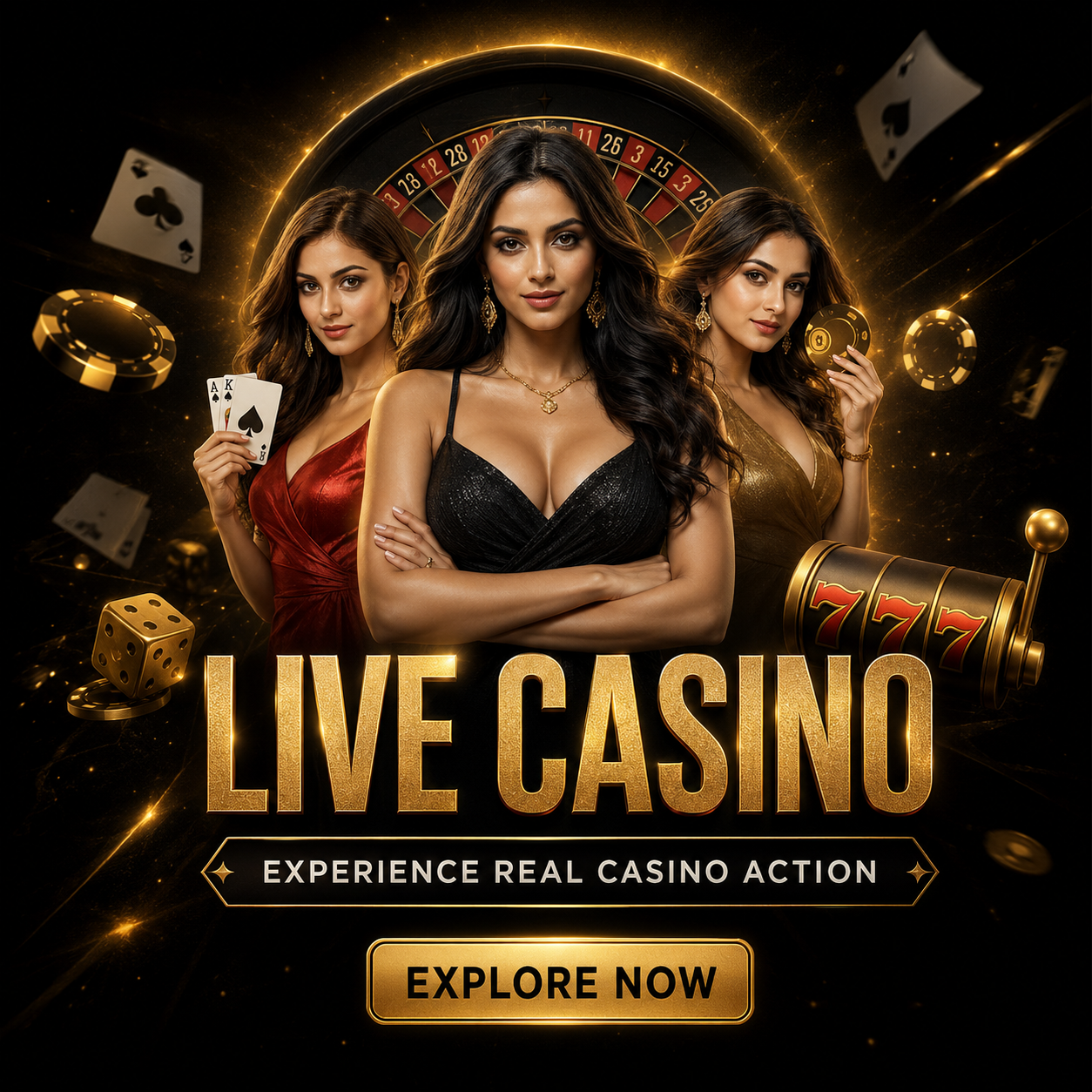 Gold365 Casino live table game interface showing interactive statistics and strategy guides